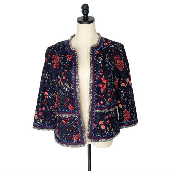 Loft Primavera Fringe Jacket | 6 NWT - Picture 3 of 10